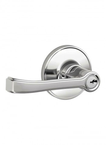 Torino Keyed Entry Lever Silver 6.8x5.8x3.2inch