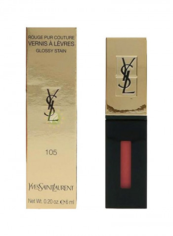 Rouge Pur Couture Vernis A Levres Rebel Lip Stain 105 Corail Hold Up