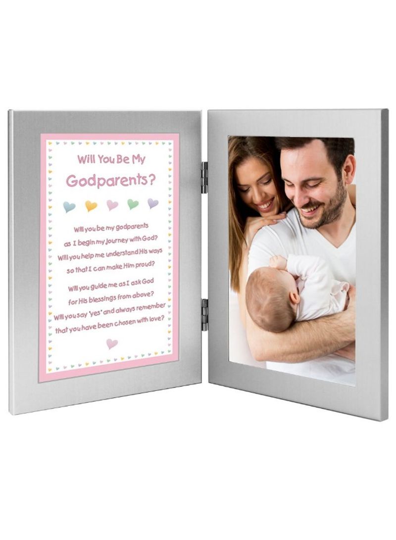 Will You Be My Godparents From Baby Girl Godchild Add Photo Frame