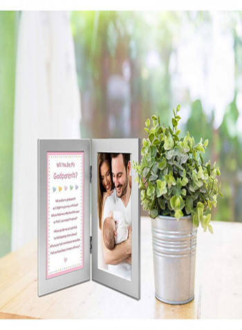 Will You Be My Godparents From Baby Girl Godchild Add Photo Frame