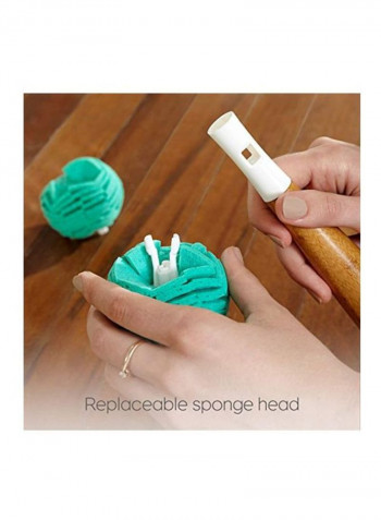 Foodservice Film Food Wrapper Green/White 15x3x15inch