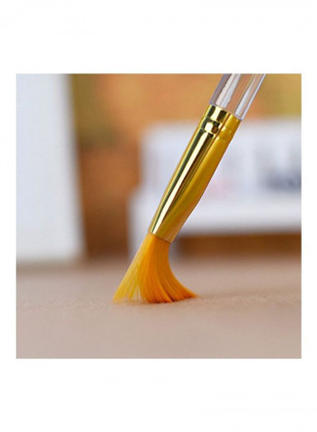 Mask Applicator Brush Gold/Clear