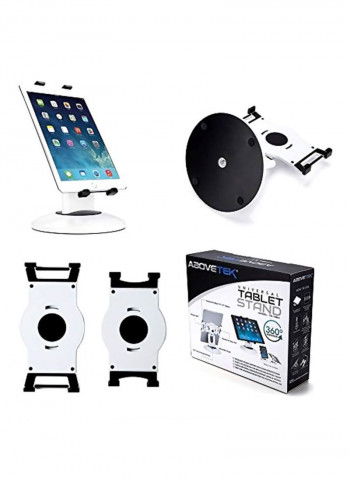 Rotating Tablet Stand White
