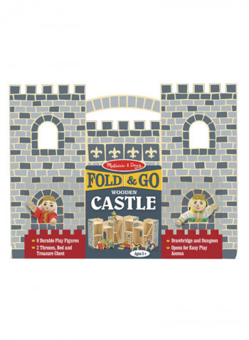 Fold And Go Castle Play Set