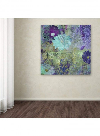 Kismet Canvas Wall Art Multicolour 14 x 14inch