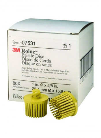 10-Piece Roloc Bristle Disc