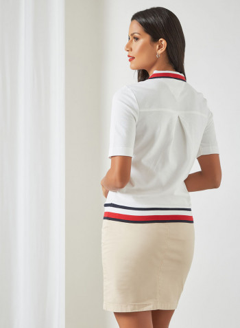 Regular Fit Polo White