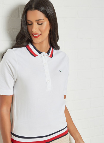 Regular Fit Polo White