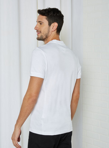 Essential Slim Fit Polo White