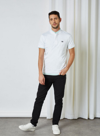 Essential Slim Fit Polo White