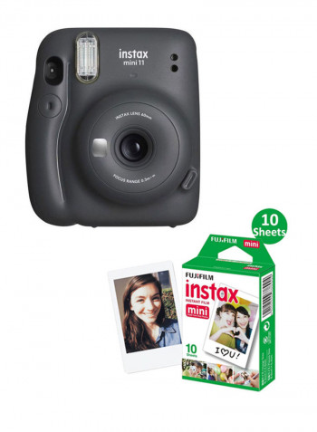 Instax Mini 11 Instant Film Camera With Pack Of 10 Film