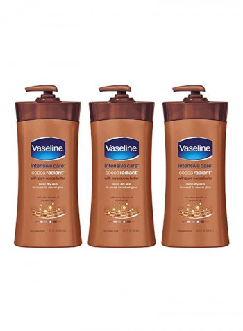 Pack Of 3 Intensive Care Cocoa Radiant Body Lotion 20.3ounce