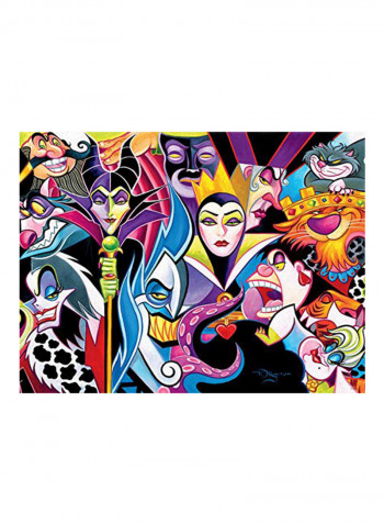 1500-Piece Disney'S Villains Puzzle Set 24 X 1 X 32inch