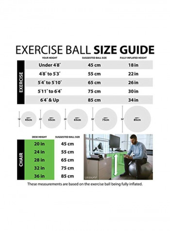 Anti Burst Exercise Ball 65inch