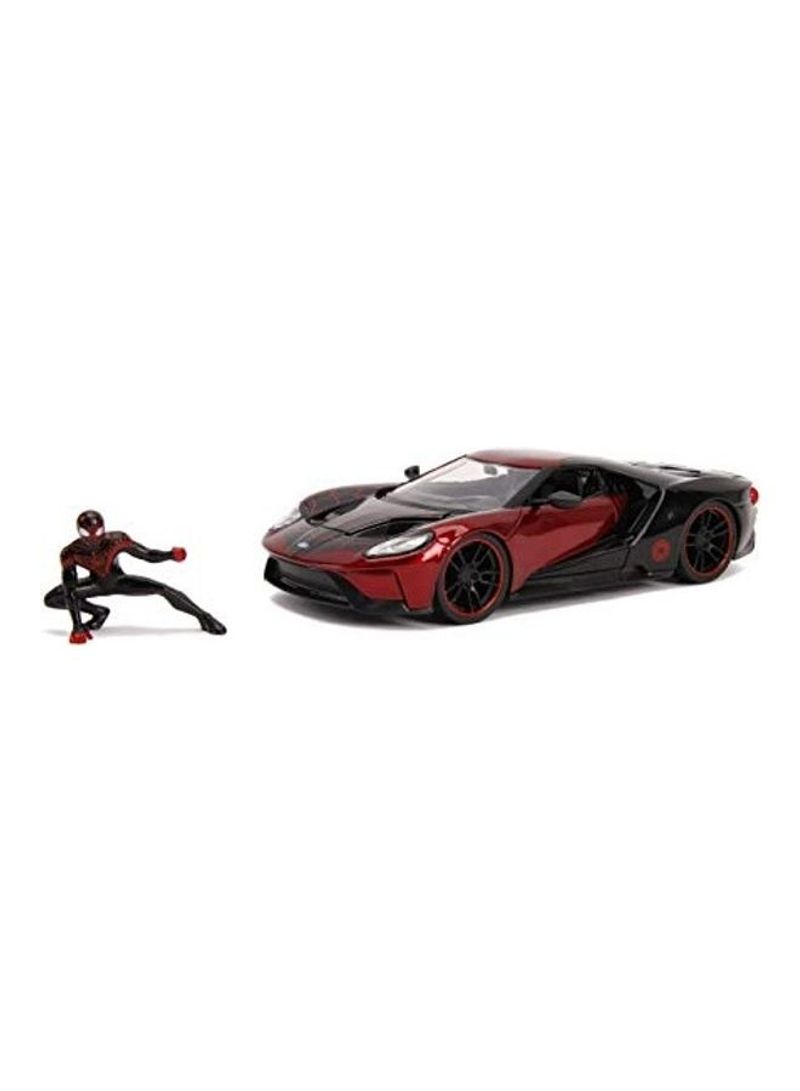 Diecast Ford Car With Spiderman Action Figure 5x13x7inch