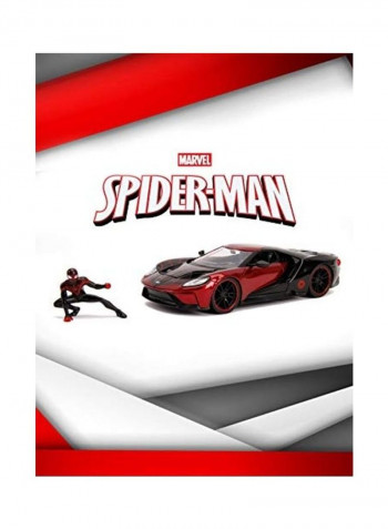 Diecast Ford Car With Spiderman Action Figure 5x13x7inch
