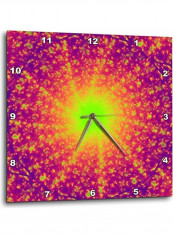 Sunshine Rays Printed Analog Wall Clock Multicolour 10x10x0.06inch