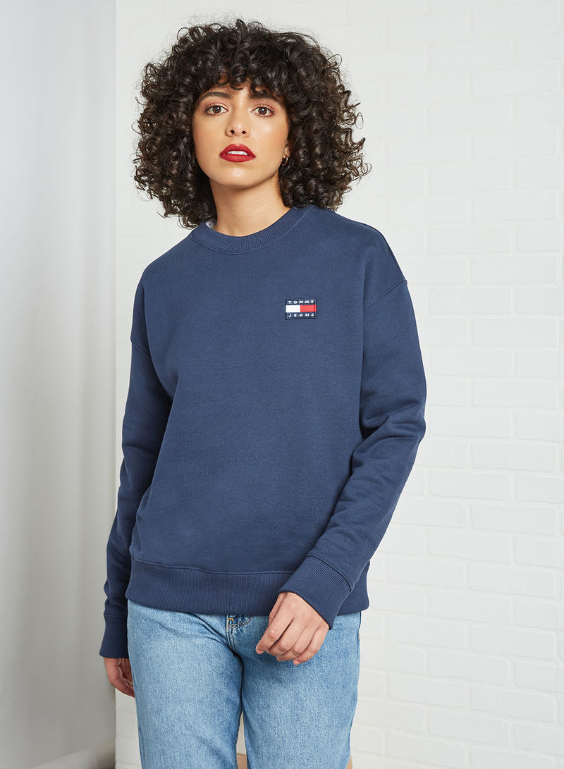 Relaxed Fit Sweatshirt Twilight Navy
