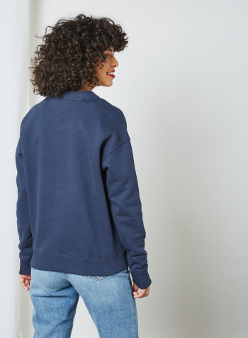 Relaxed Fit Sweatshirt Twilight Navy