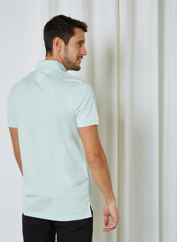 Icon Wavy Flag Polo Blue