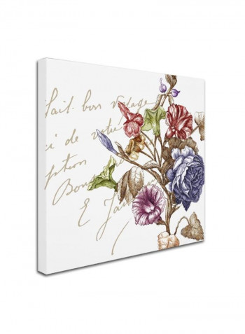 La Belle VIe II Canvas Wall Art Multicolour 14 x 14inch