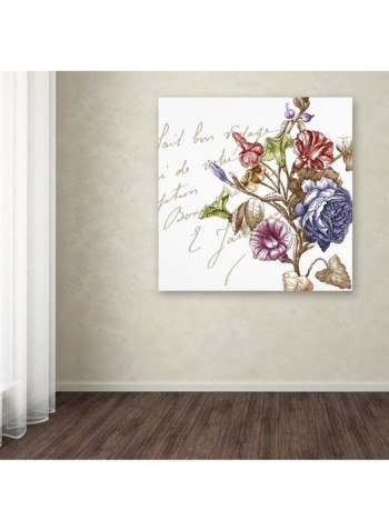 La Belle VIe II Canvas Wall Art Multicolour 14 x 14inch