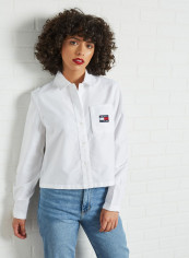Organic Cotton Poplin Shirt White