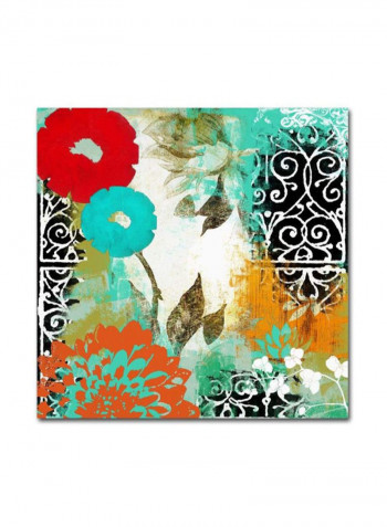 Bali I Canvas Wall Art Multicolour 14 x 14inch