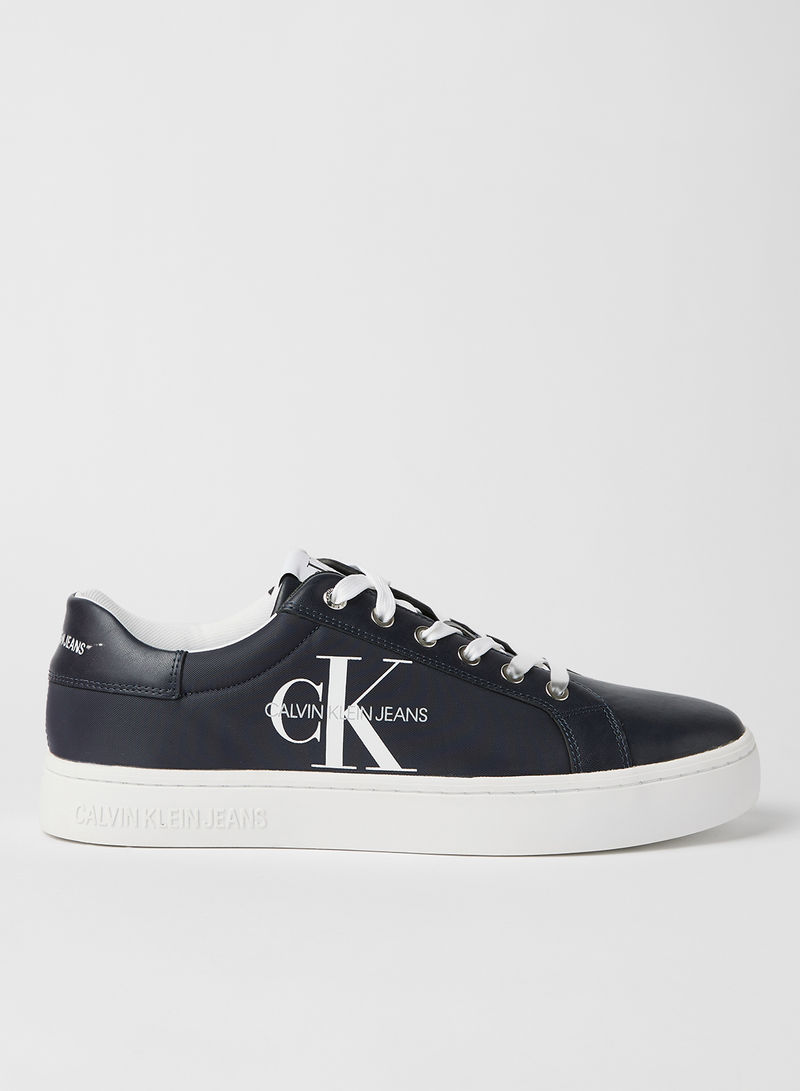 Faux Leather Sneakers Night Sky