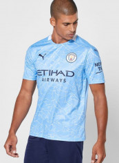 Manchester City 20/21 Home Replica Jersey BLUE/PEACOAT