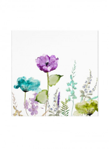 Avril I Canvas Wall Art Multicolour 14 x 14inch