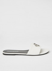 Leather Flat Sandals Bright White reviews Leather Flat Sandals Bright White