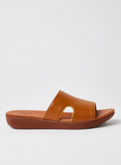H-Bar Pop Binding Slider Sandals Light Tan/Sunshine Yellow