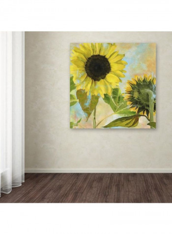 Sofia Ii Wooden Framed Wall Art Multicolour 11 x 11inch