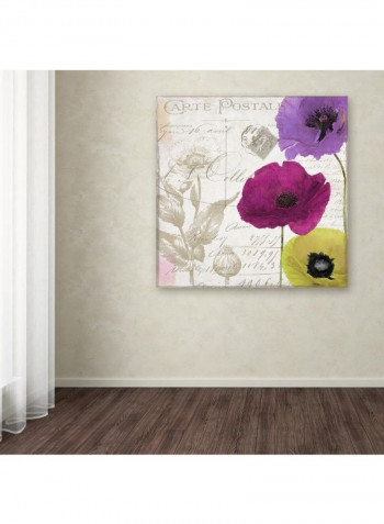 Love Notes I Canvas Wall Art Multicolour 14 x 14inch