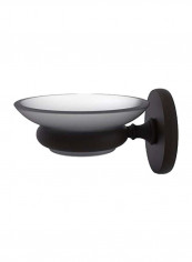 Prestige Skyline Collection Wall Mounted Soap Dish Oil-Rubbed Bronze 3x4.5x2.5inch