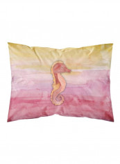 Seahorse Printed Pillowcases Pink/Yellow 30x0.15x20.5inch