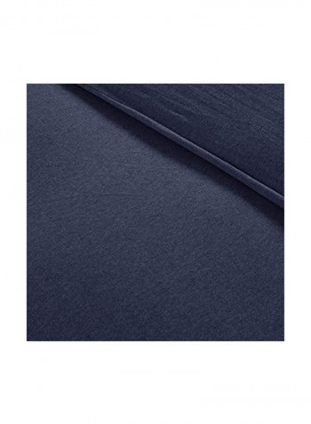 2-Piece Cotton Duvet Cover Set Blue Twin/Twin X-Large