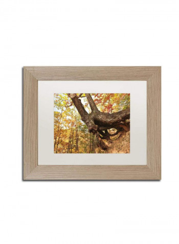 Tree Of Shelter Framed Wall Art multicolour 11 x 14inch