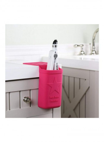 Styling Hot Tool Storage Holder Pink 2.8x4.5x7.5inch