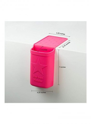 Styling Hot Tool Storage Holder Pink 2.8x4.5x7.5inch