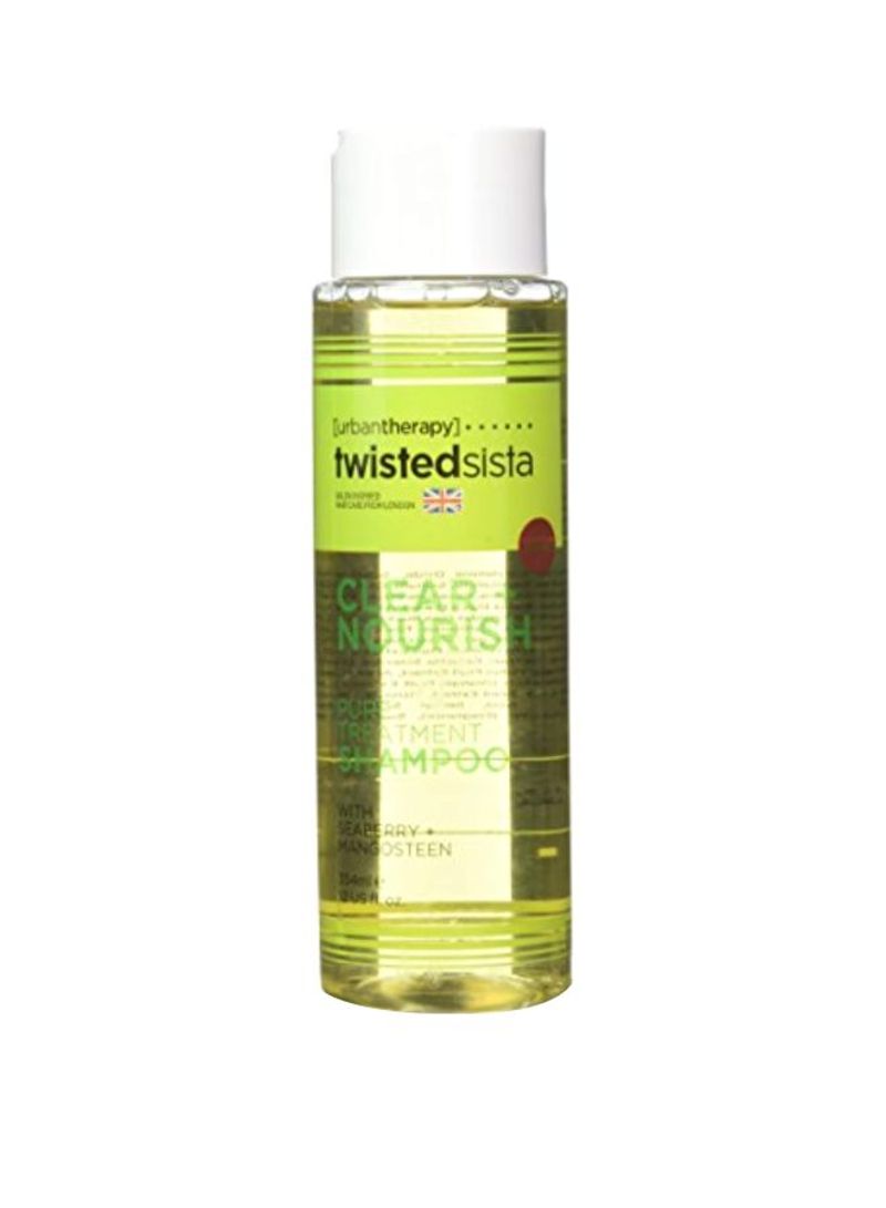 Twisted Sista Clear Plus Nourish Pure Treatment Shampoo 12ounce