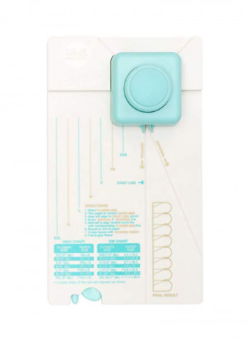 Flower Punch Board Blue