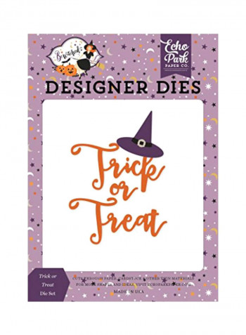 Trick Or Treat Hat Designer Die Orange/Purple