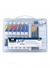 Essentials Clear View Acrylic Art Set Multicolour
