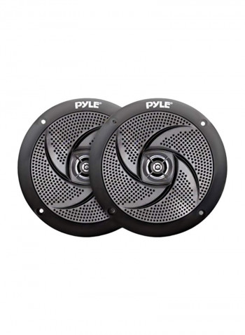 2-Way Outdoor Audio Stereo Sound System Black