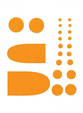 Penny Rug Circles And Tongues Dies Yellow