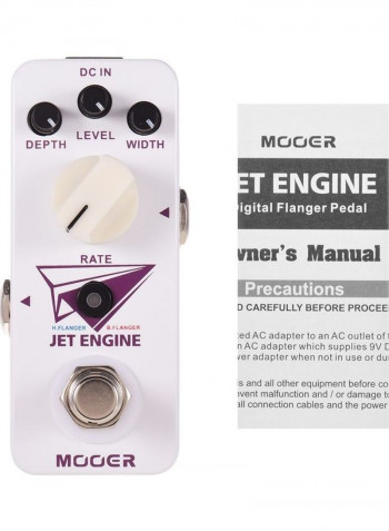 Digital Multi-Frequency Flanger Pedal