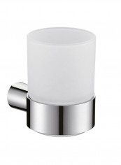 Oliya Tumbler Holder White/Silver Standard