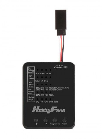Brushless ESC With BEC Programming Card